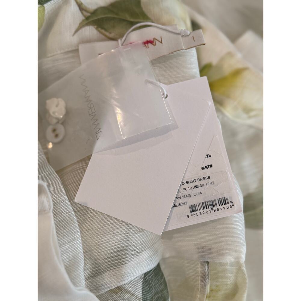 Zimmermann Harmony Floral Shirtdress. Sz 1 fit like US 6 - Picture 8 of 9
